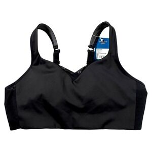 Brooks Womens Drive Convertible Run Bra Black Size 38DD